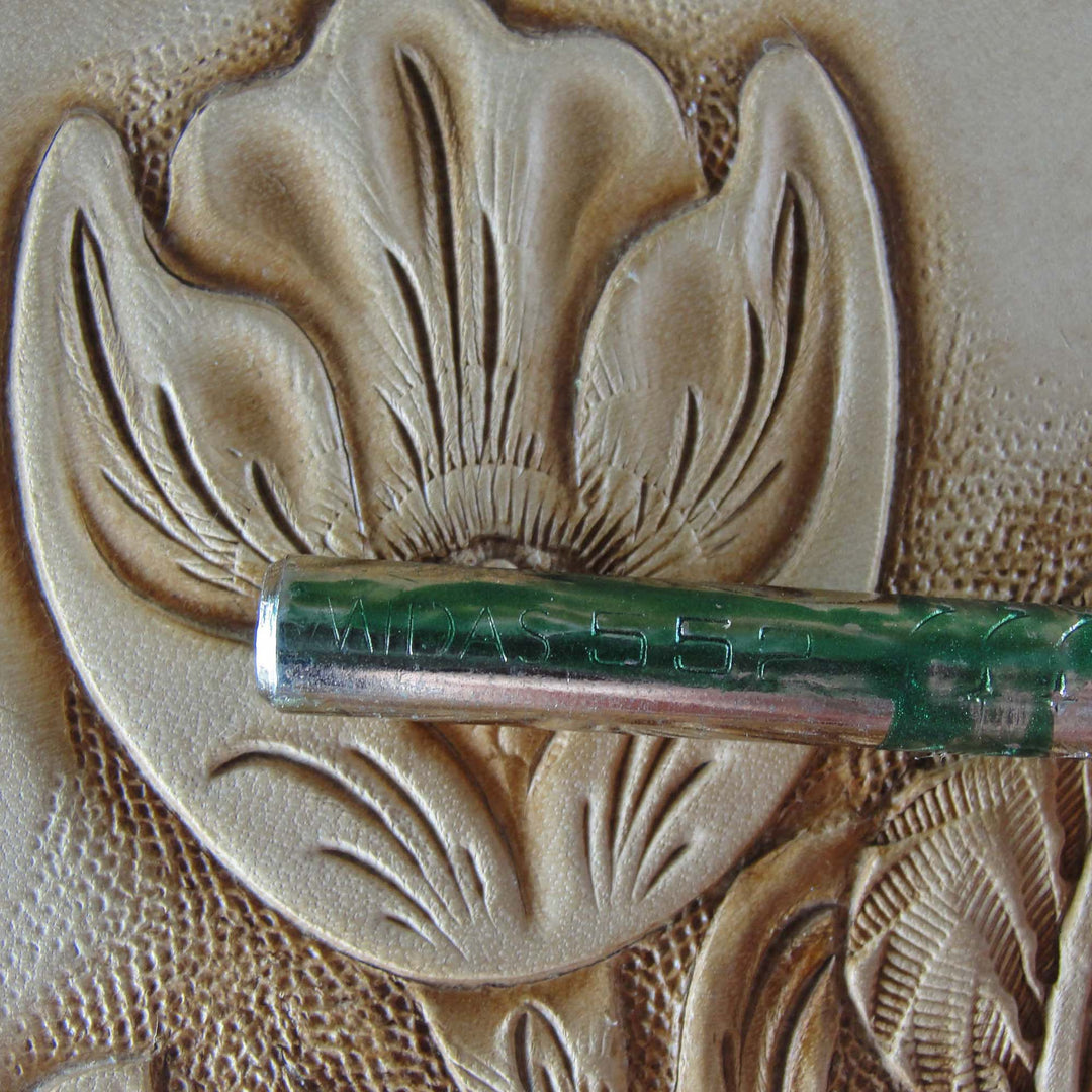 Vintage Midas #552 Smooth Pear Shader Stamp | Pro Leather Carvers