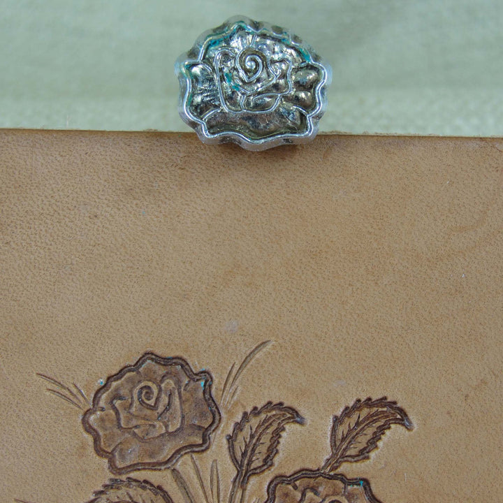 Vintage Midas #101 Rose Flower Stamp | Pro Leather Carvers