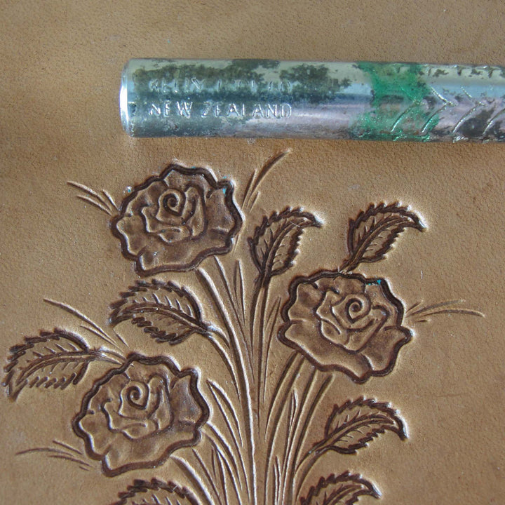 Vintage Midas #101 Rose Flower Stamp | Pro Leather Carvers