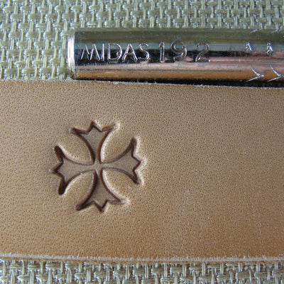 Vintage Midas #192 Cross Geometric Stamp | Pro Leather Carvers