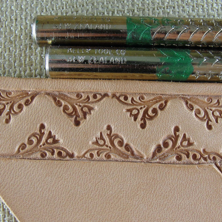 Vintage Midas #278/279 Floral Border Stamp Set | Pro Leather Carvers