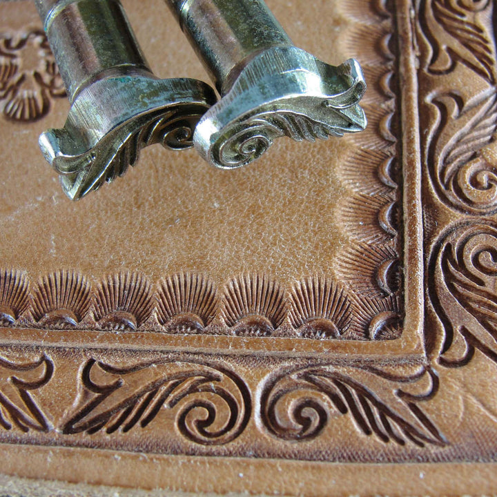 Vintage Midas #287/288 Scroll Border Stamp Set | Pro Leather Carvers
