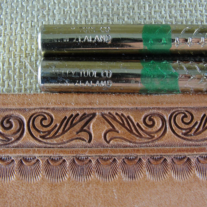 Vintage Midas #287/288 Scroll Border Stamp Set | Pro Leather Carvers