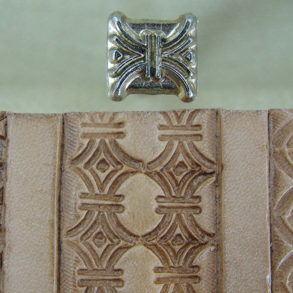 Vintage Midas #256 Geometric Border Stamp | Pro Leather Carvers