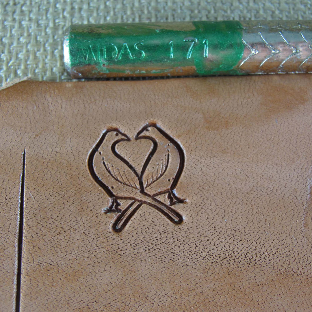 Vintage Midas #171 Pair of Birds Stamp | Pro Leather Carvers