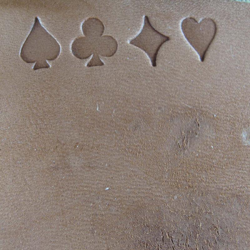 Vintage Midas Playing Card Suit Stamp Set | Pro Leather Carvers