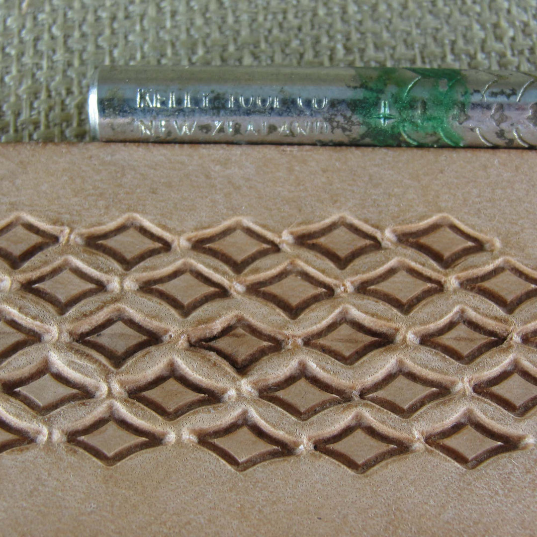 Vintage Midas #305 Diamond Geometric Stamp | Pro Leather Carvers