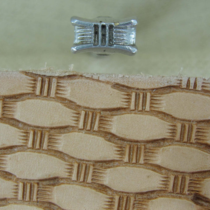 Vintage Midas #261 Bar Basket Weave Stamp | Pro Leather Carvers