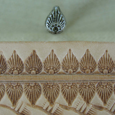 Vintage Midas #233 5-Seed Sunburst Border Stamp | Pro Leather Carvers