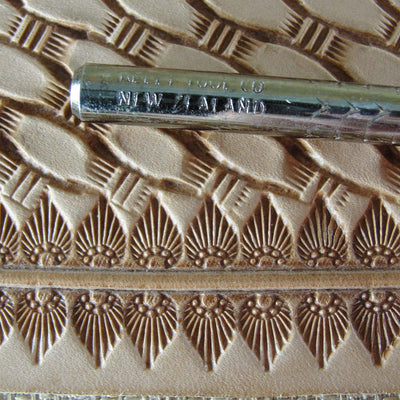 Vintage Midas #233 5-Seed Sunburst Border Stamp | Pro Leather Carvers