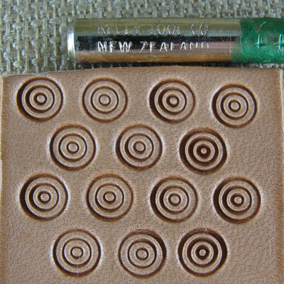 Vintage Midas #157 Ringed Seeder Bullseye Stamp | Pro Leather Carvers