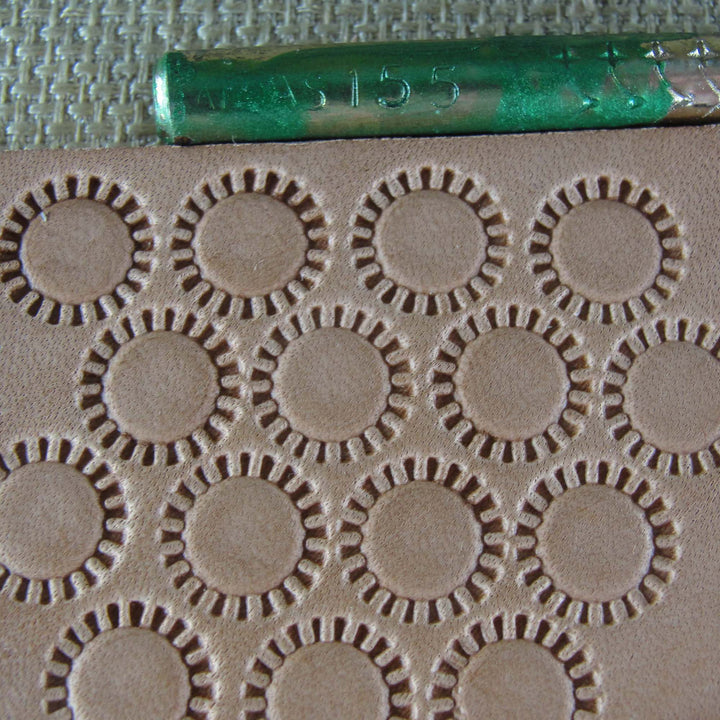 Vintage Midas #155 Lined Seeder Geometric Stamp | Pro Leather Carvers