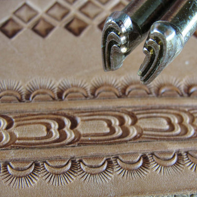 Vintage Midas #158/159 Border Stamp Set | Pro Leather Carvers