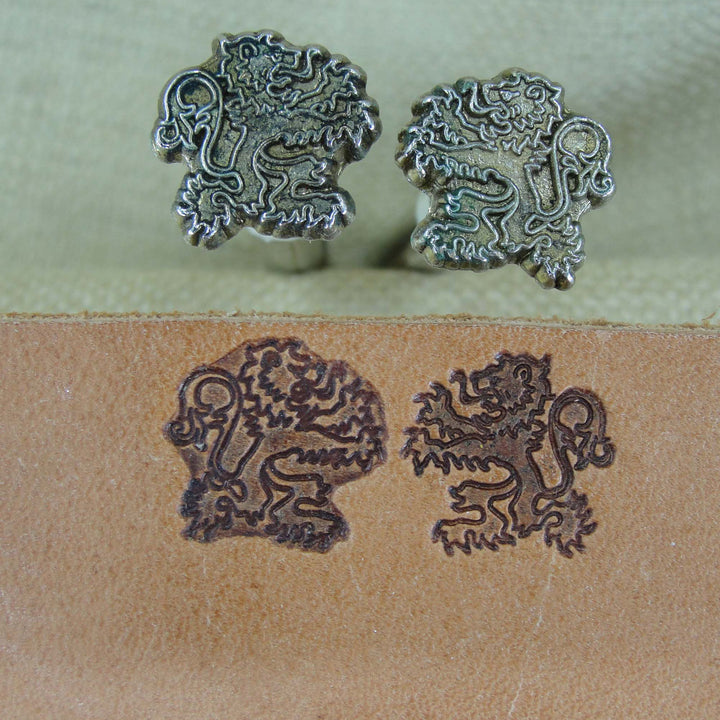 Vintage Midas #175/176 Rampant Lions Stamp Set | Pro Leather Carvers