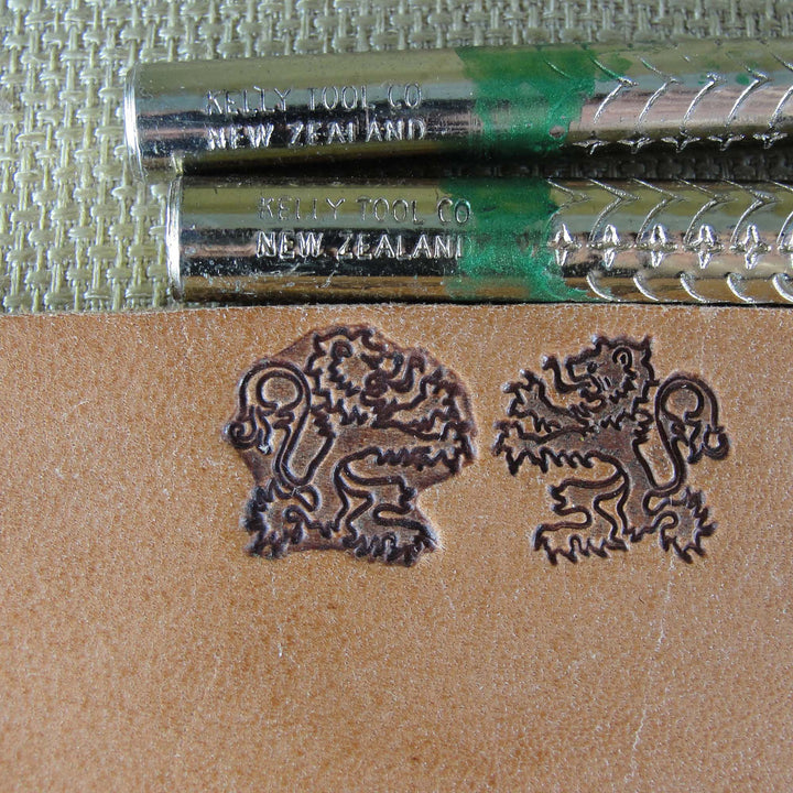 Vintage Midas #175/176 Rampant Lions Stamp Set | Pro Leather Carvers