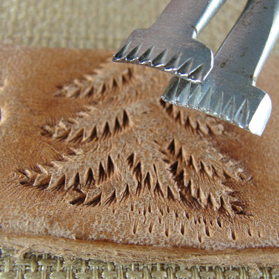 Vintage Craftool Co. #F914L/R Pine Tree Set | Pro Leather Carvers