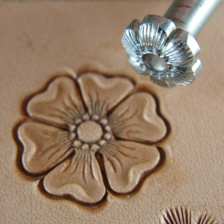 Vintage Craftool Co. #615 Flower Center Stamp | Pro Leather Carvers