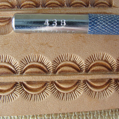Vintage Craftool Co. #438 Crescent Border Stamp | Pro Leather Carvers