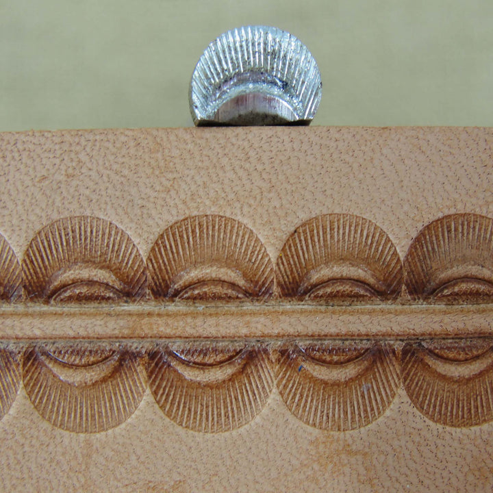 Vintage Craftool USA #D436 Crescent Border Stamp | Pro Leather Carvers