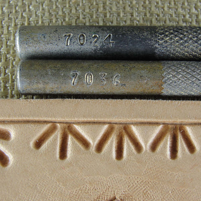 Vintage Craftool Co. #7024/7036 Matting Stamps | Pro Leather Carvers