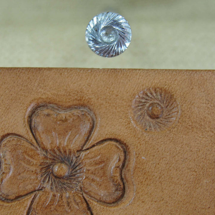 Vintage Craftool Co. #343 Spiral Seeder Stamp | Pro Leather Carvers
