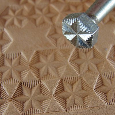 Vintage Craftool Co. #525 Star Geometric Stamp | Pro Leather Carvers