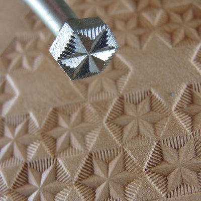 Vintage Craftool Co. #525 Star Geometric Stamp | Pro Leather Carvers