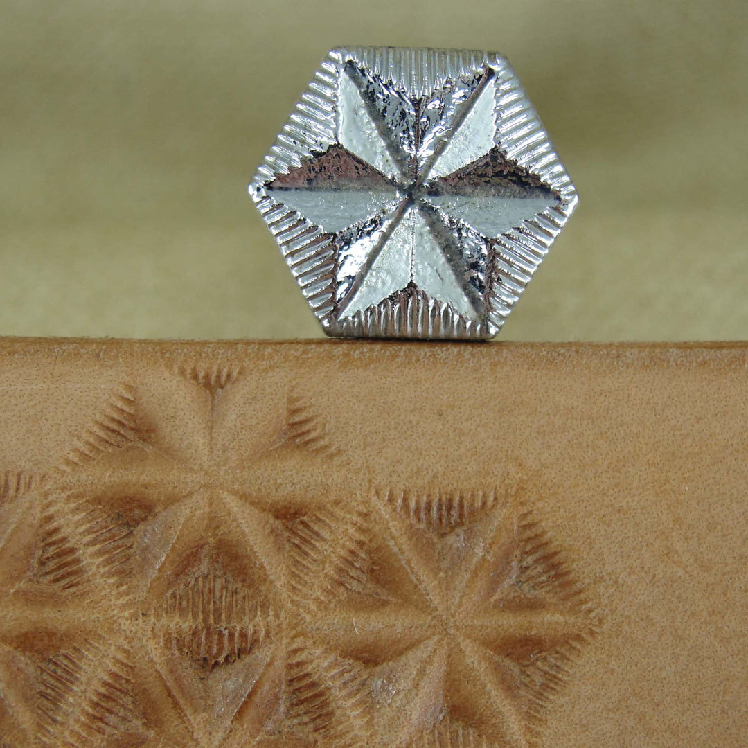 Vintage Craftool USA #G527 Star Geometric Stamp | Pro Leather Carvers