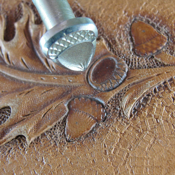 Vintage Craftool Co. #553 Acorn Stamp | Pro Leather Carvers