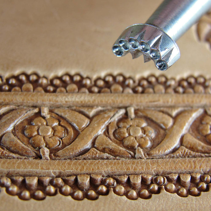 Vintage Craftool Co. #F992 Figure Border Stamp | Pro Leather Carvers