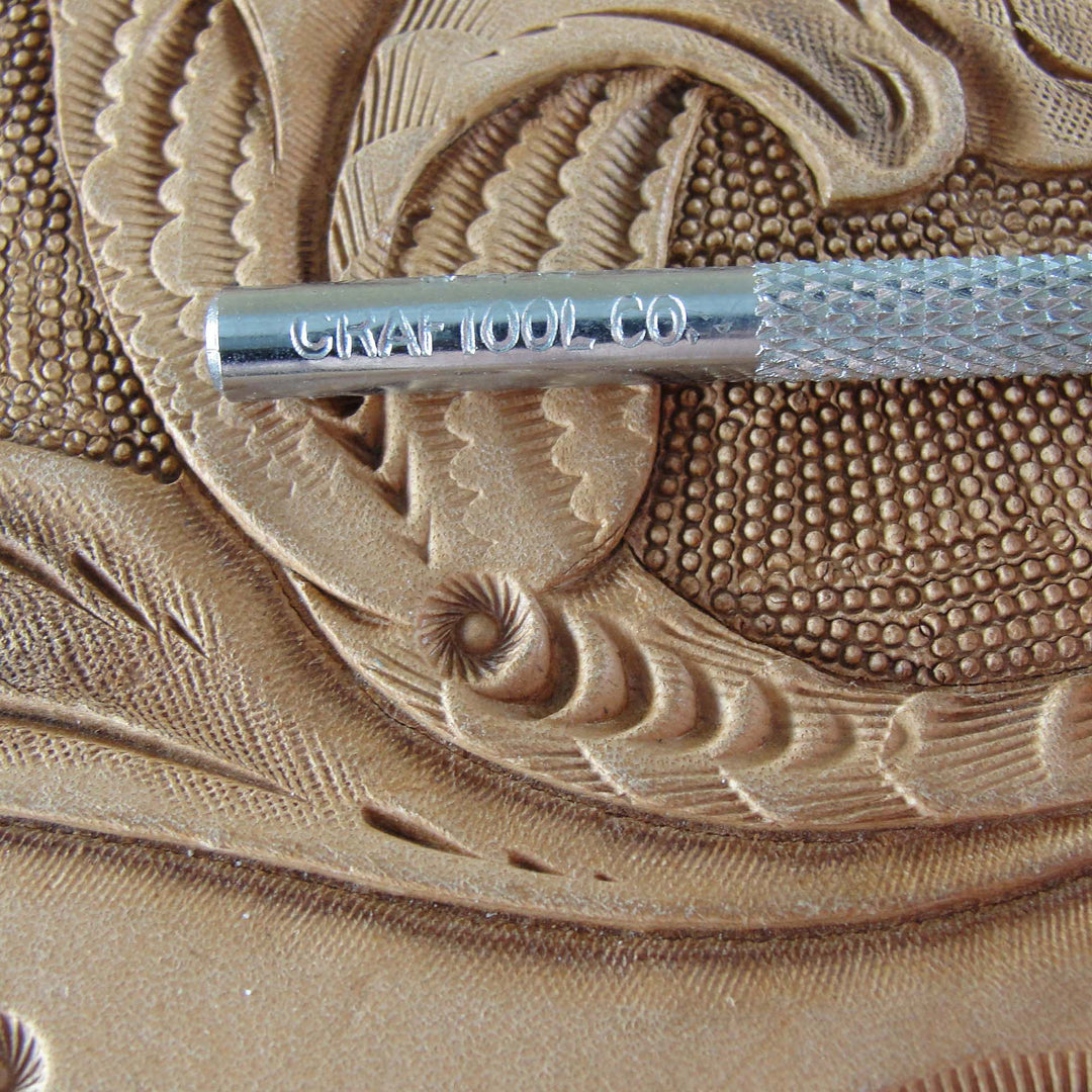 Vintage Craftool Co. #346 Spiral Seeder Stamp | Pro Leather Carvers