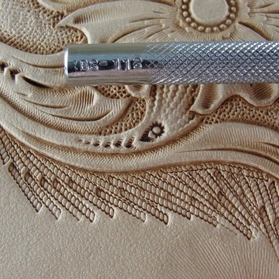 Vintage RBS #112 Rope Bar Grounder Stamp | Pro Leather Carvers