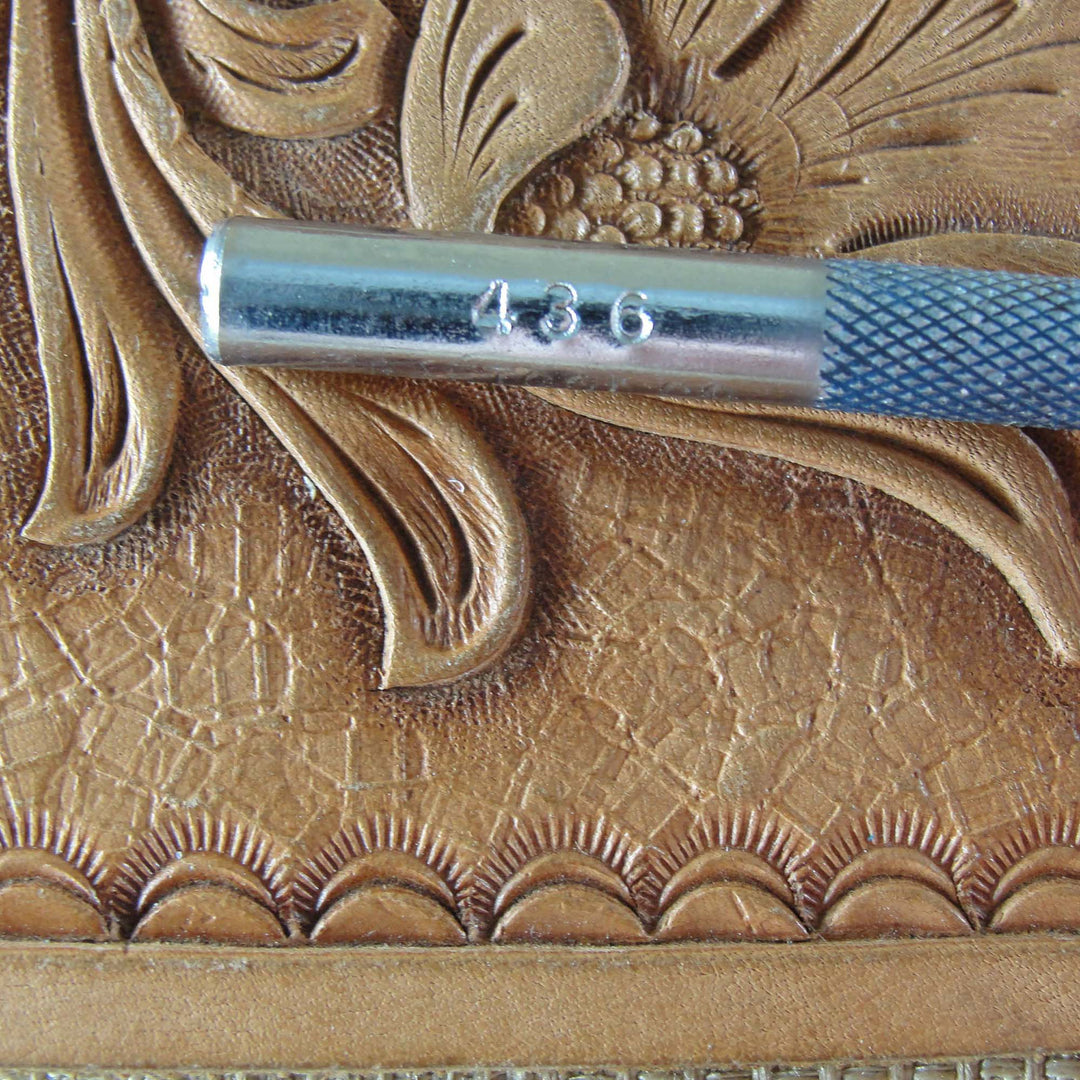 Vintage Craftool Co. #436 Crescent Border Stamp | Pro Leather Carvers