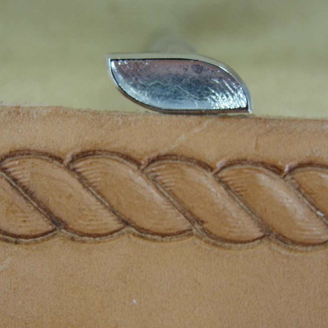 Vintage Craftool Co #958 Large Rope Border Stamp | Pro Leather Carvers