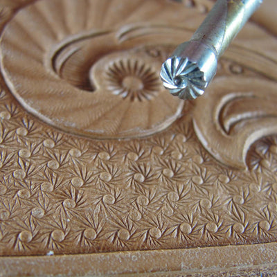 Vintage Craftool Co. #344 Spiral Seeder Stamp | Pro Leather Carvers