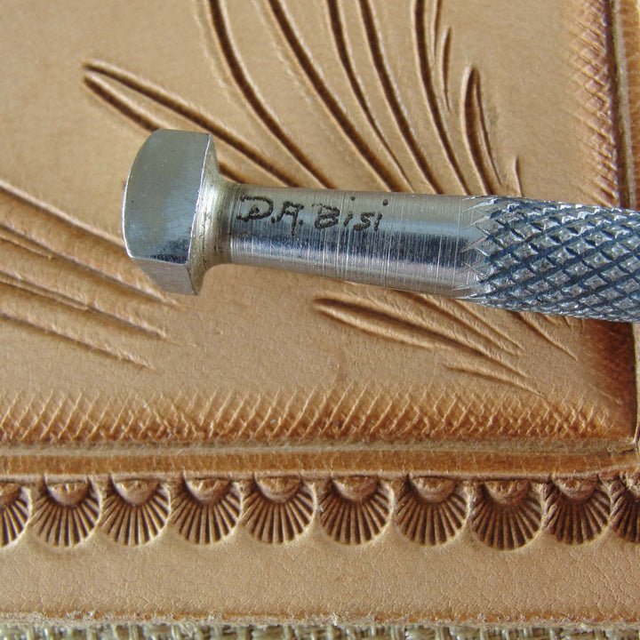 Vintage Craftool Co #803 Checkered Beveler Stamp | Pro Leather Carvers