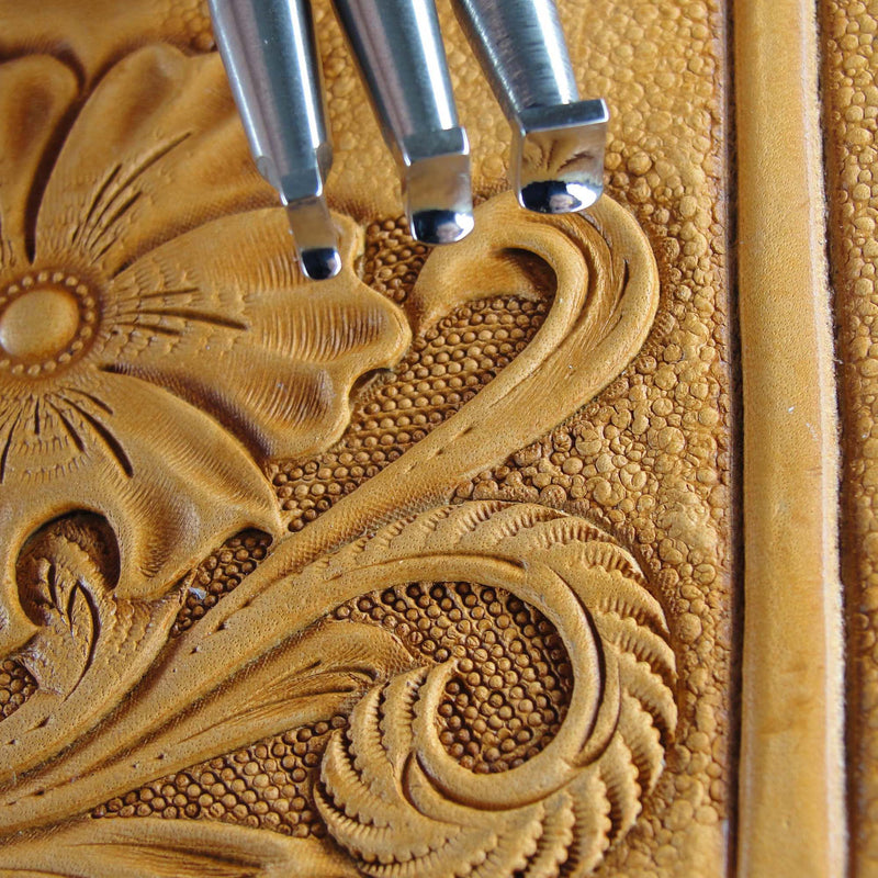 Back Beveler Leather Stamp Set - Stainless Steel | Pro Leather Carvers