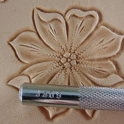 J305 Flower Center Leather Stamping Tool, Japan | Pro Leather Carvers