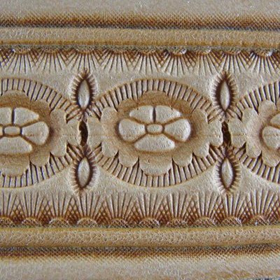 J605 Oval Flower Center Leather Stamping Tool | Pro Leather Carvers