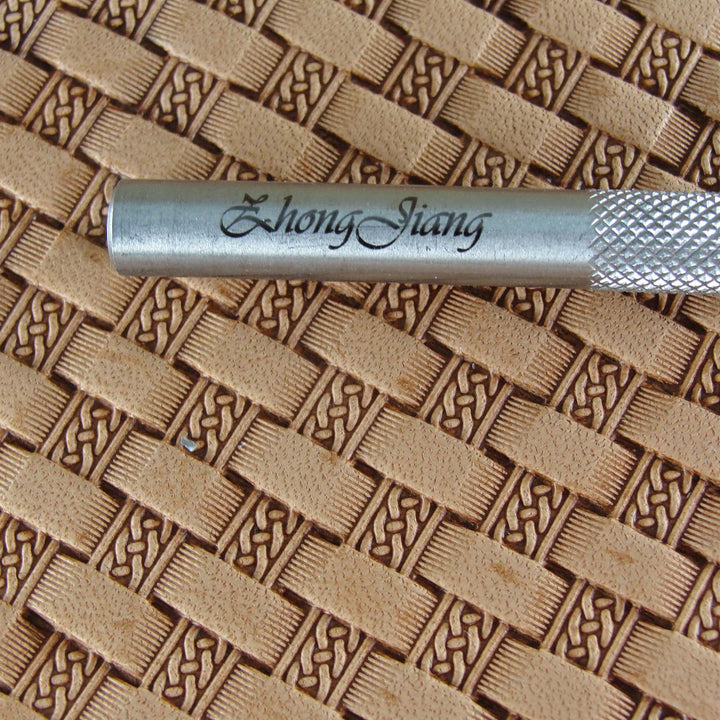Small Celtic Basket Weave Stamp, Stainless Steel | Pro Leather Carvers