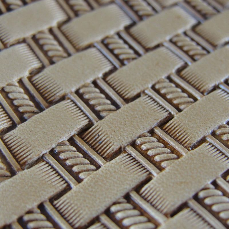Small Rope Basket Weave Stamp - Stainless Steel | Pro Leather Carvers