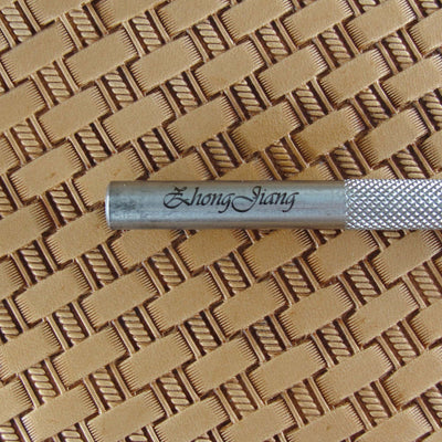 Small Rope Basket Weave Stamp - Stainless Steel | Pro Leather Carvers