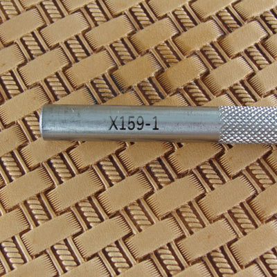 Small Rope Basket Weave Stamp - Stainless Steel | Pro Leather Carvers