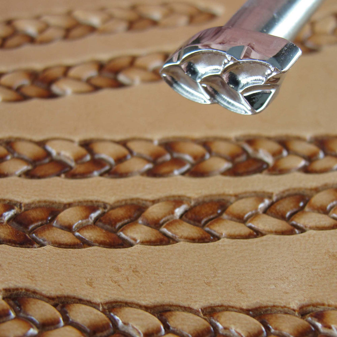 Double Braid Border Stamp - Stainless Steel | Pro Leather Carvers