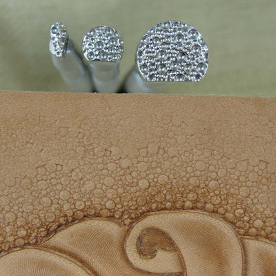 Pebble Background Leather Stamps Stainless Steel | Pro Leather Carvers