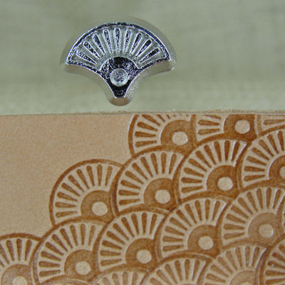 Petal Shell Dot Geometric Leather Stamping Tool | Pro Leather Carvers