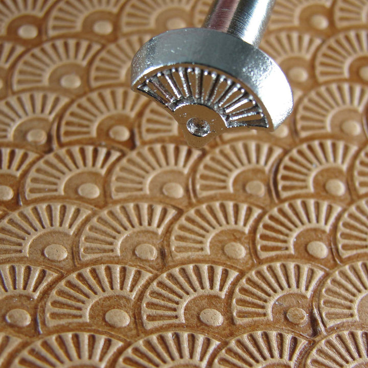Petal Shell Dot Geometric Leather Stamping Tool | Pro Leather Carvers