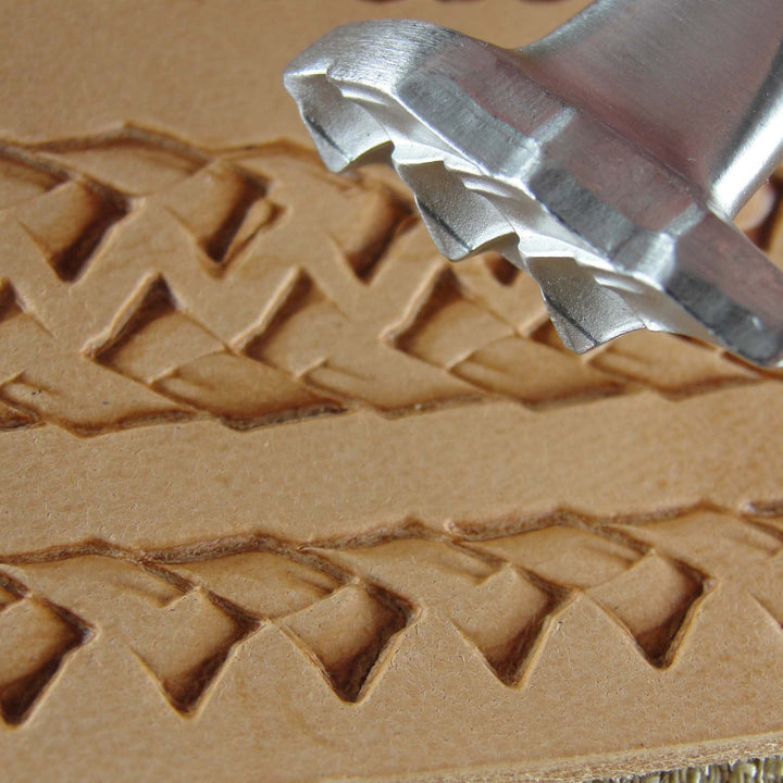 Triple Braid Border Stainless Steel Leather Stamp - Pro Leather Carvers