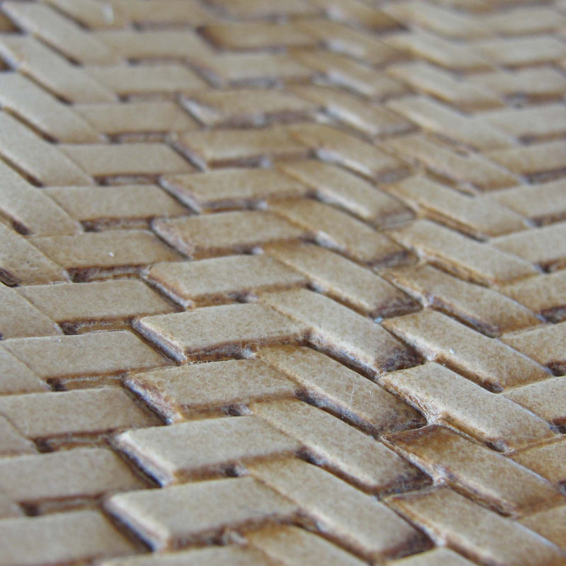 Herringbone Stainless Steel Leather Stamp - Pro Leather Carvers