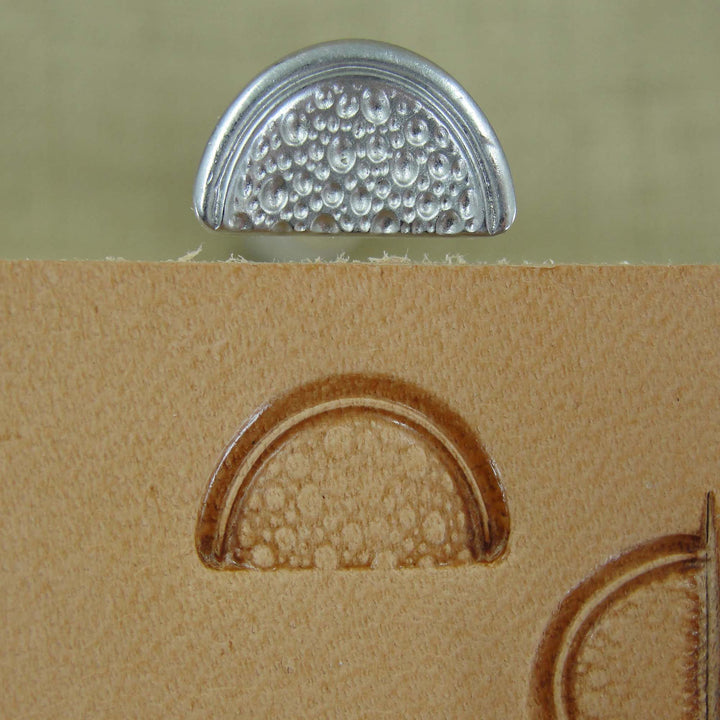Pebble Crescent Border Stainless Leather Stamp - Pro Leather Carvers